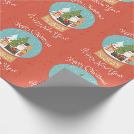 God jul Gott nytt år Presentpapper