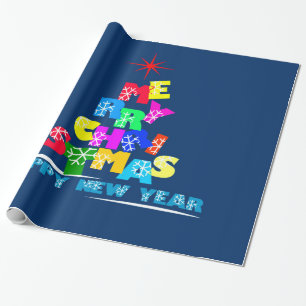 God jul Gott nytt år Presentpapper