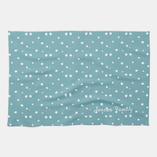 God jul & Gott nytt år Rustic Snö Kökshandduk