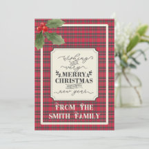 God Jul & Gott Nytt År Tartan Namn
