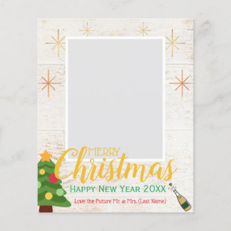 god jul/Gott nytt år (Vi är engagerade!) Flygblad