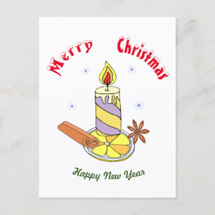 God jul Gott nytt år Vykort
