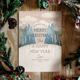 GOD JUL & GOTT NYTT ÅR | Winter Woodland Julkort