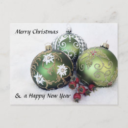 God jul- & gott nytt årbaublevykort helg vykort