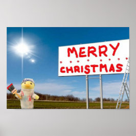 God jul Graffiti Poster
