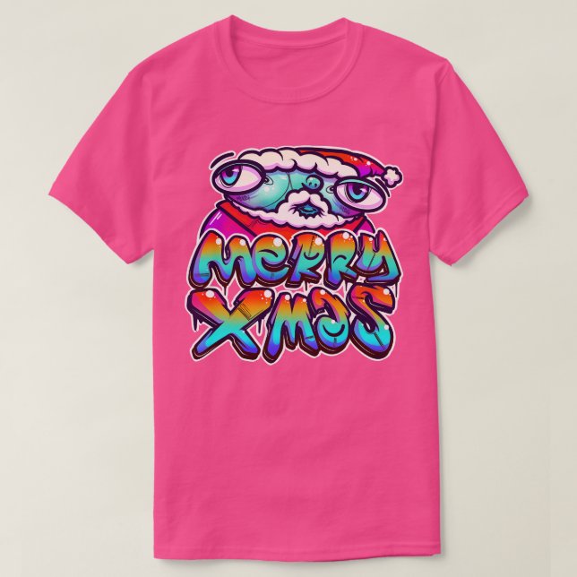 God jul Graffiti T Shirt (Design framsida)