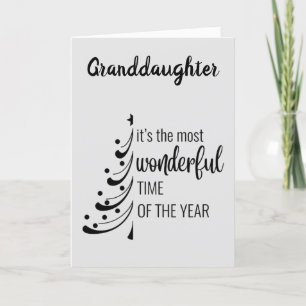 GOD JUL **GRANDDAUGHER*** MED KÄRLEK HELGKORT