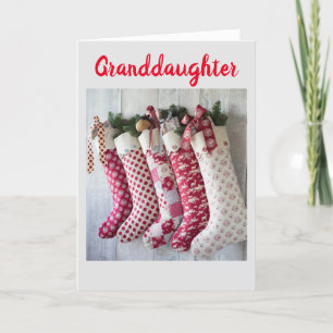GOD JUL **GRANDDAUGHER*** MED KÄRLEK HELGKORT
