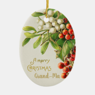 God jul Grandma Berries Julgransprydnad Keramik