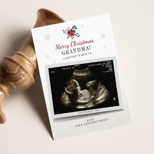 God jul Grandma Gender Reveal Ultrasound