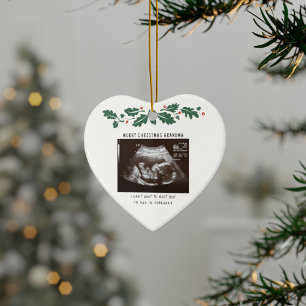 God jul Grandma Gravid Ultrasound Julgransprydnad Keramik