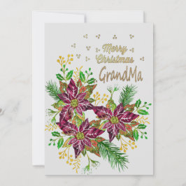 God jul Grandma Julkort