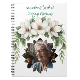 God jul Grandma Photo Helgdag Gift Anteckningsbok