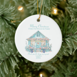 God jul Grannens strandhus Ornament
