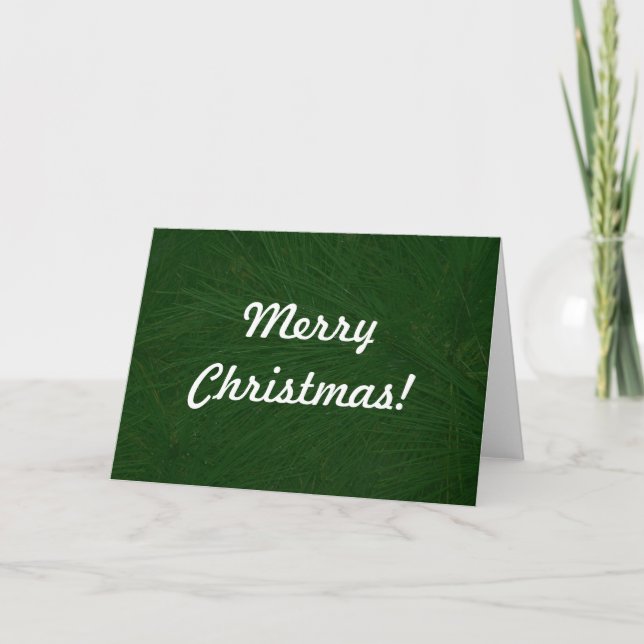 God jul Gräs Träd nära Helgkort (Framsida)