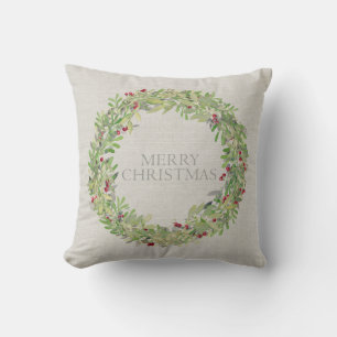 God jul grått-bristning kudde
