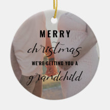 god jul gravid/baby-annonseringsfoto