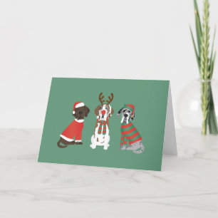 God jul Great dane Hundar Helgkort