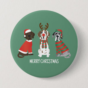 God jul Great dane Hundar Knapp