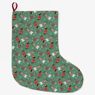 God jul Great dane Hundar Stor Julstrumpa