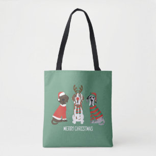 God jul Great dane Hundar Tygkasse