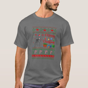 God jul Great dane Ugly Sweater Jultomten Hat T Shirt