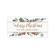 God jul Greenery CranBerries Guld