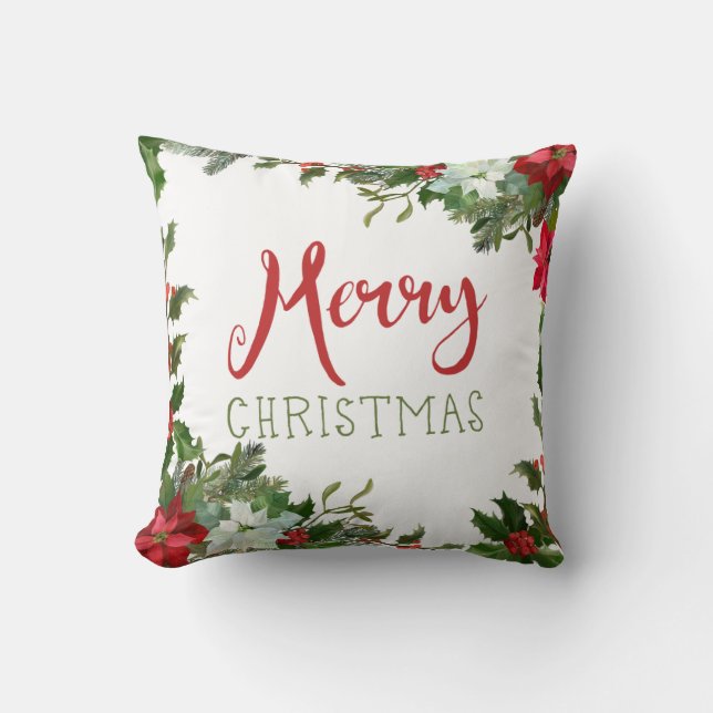 God jul greenery kudde (Framsida)