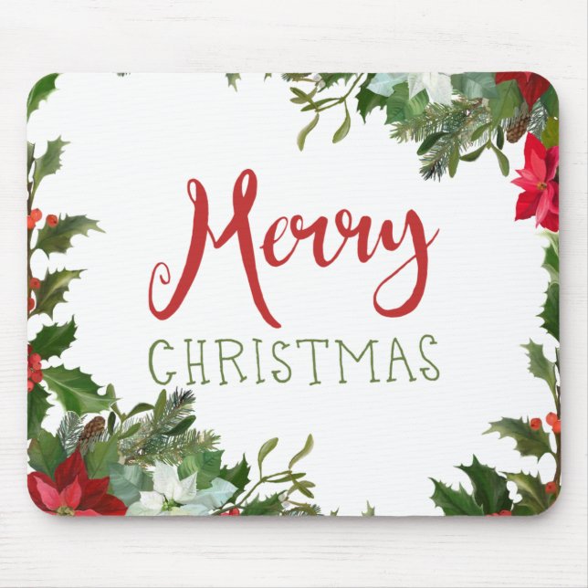 God jul greenery musmatta (Framsidan)