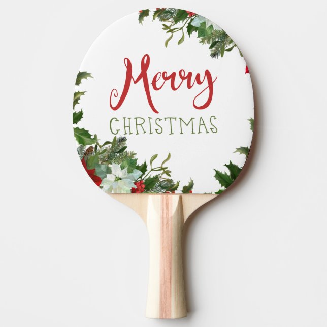 God jul greenery pingisracket (Framsidan)