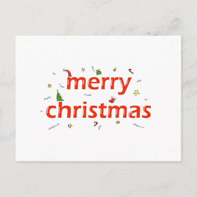 GOD JUL GREETINGKORT VYKORT (Framsida)