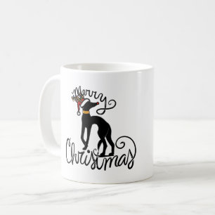 God jul Greyhound Reindeer Kaffemugg