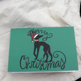 God jul Greyhound Reindeer Kort