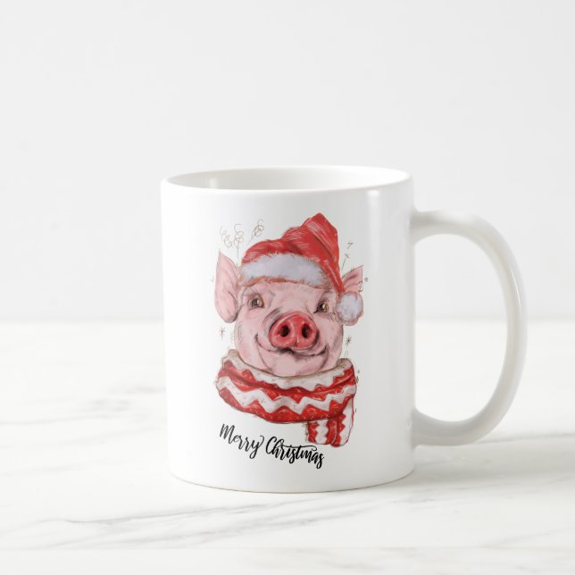 God jul Gris Personlig Kaffe Mugg (Höger)