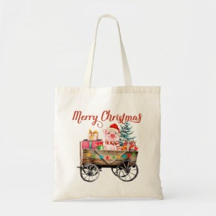 God jul Gris Tote Tygkasse