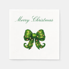 God Jul Grön Slinga Högtidsservett Pappersservett