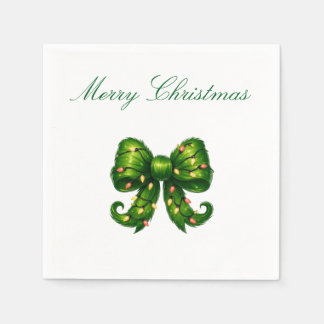 God Jul Grön Slinga Högtidsservett Pappersservett