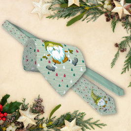 God jul Grönt Gnome Neck Tie Slips