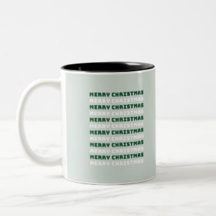 God jul, Grönt julkonst, jul Två-Tonad Mugg