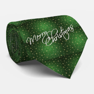 God jul Grönt Manar Tie Slips
