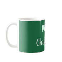 God jul Grönt och vit typografi