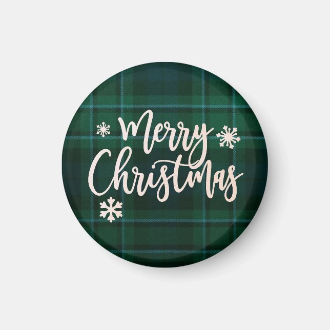 God jul Grönt Play Magnet (Framsidan)