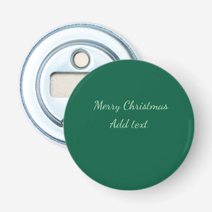 God jul grönt vanlig solo-bakgrundsholida flasköppnare