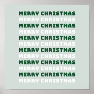 God jul, Gröntens julkonst, Helgdag Poster