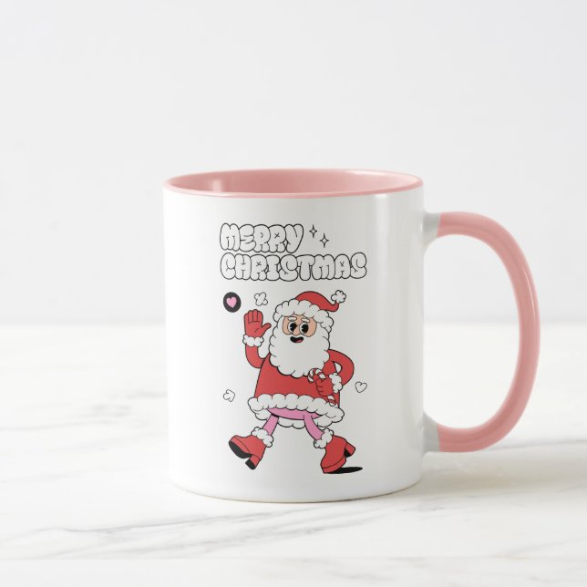 God jul - Groovy Santa Strut Mugg (Höger)