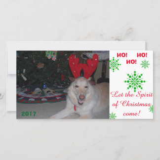 God jul GSD German Shepherd Card roligt Julkort