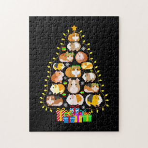 god jul Guinea Gris Julgran Ljus Pussel