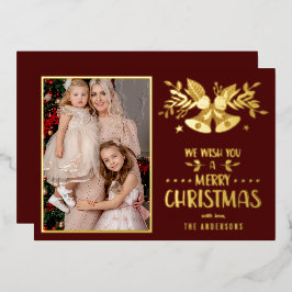 God Jul Gul Familjefoto