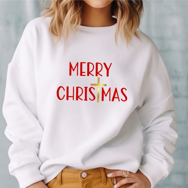 God jul Guld Christian Kor Faith White T Shirt (Skapare uppladdad)