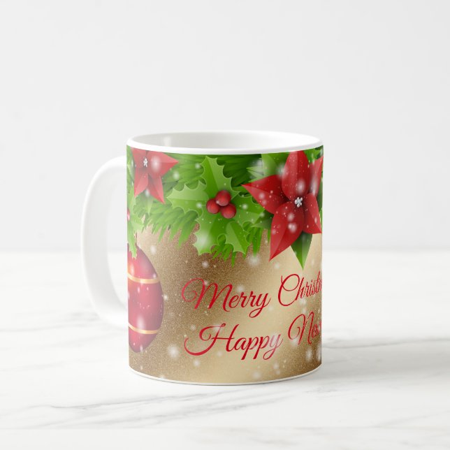 God jul Guld Kaffemugg (Framsida vänster)